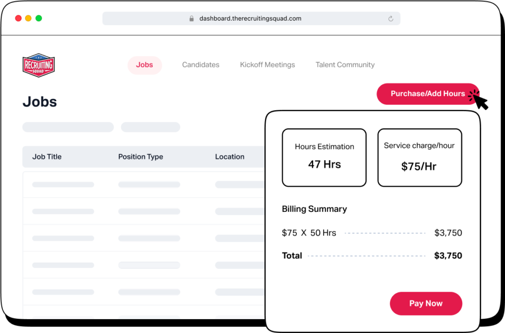 Jobs | How it works | The Recruiting Squad